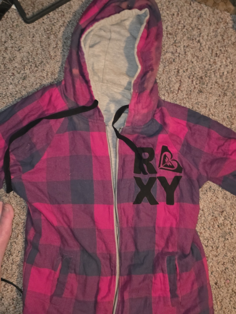Vintage Roxy Reversible Zip Up Jacket - Picture 6 of 8